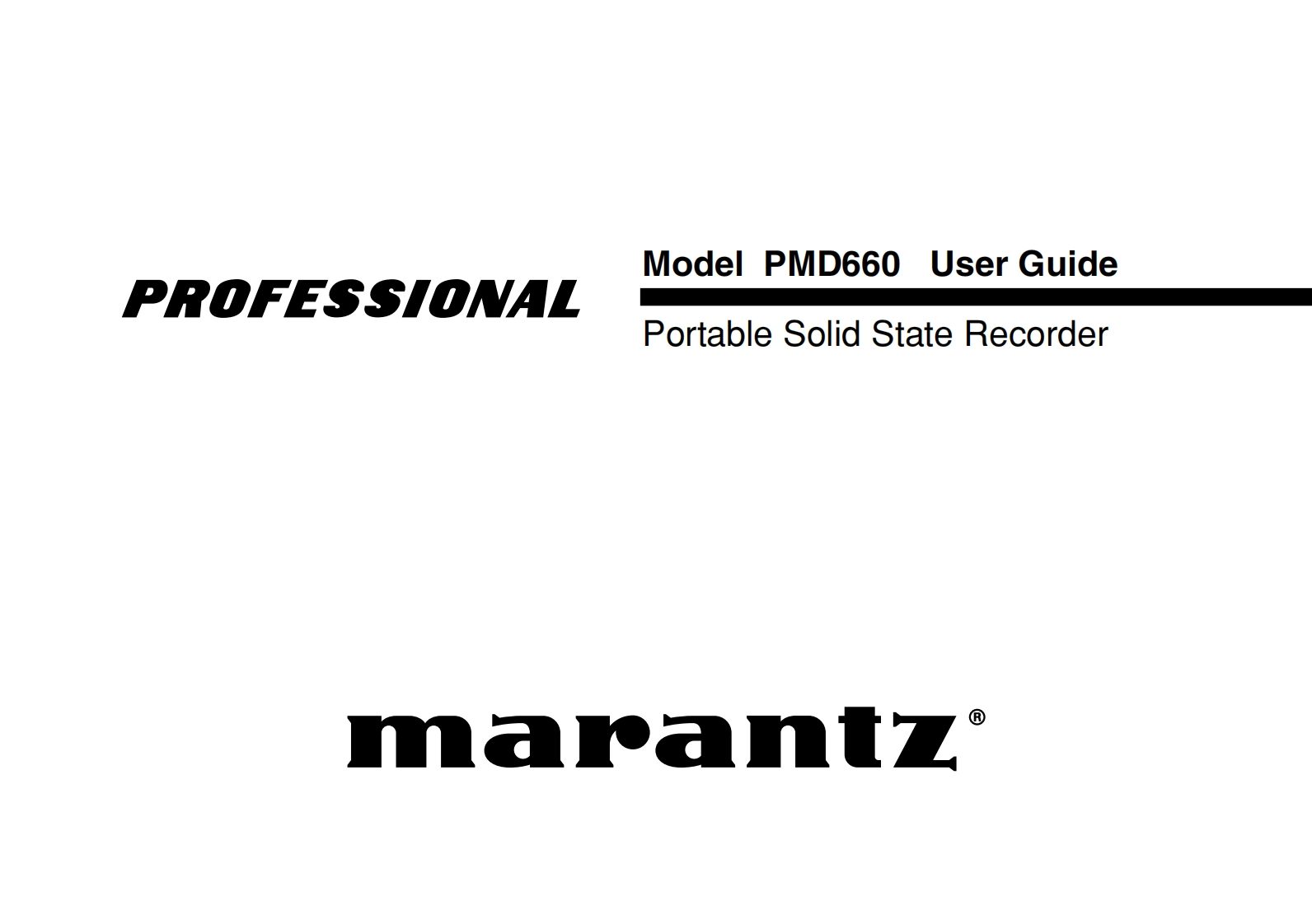 PMD660使用说明书手册