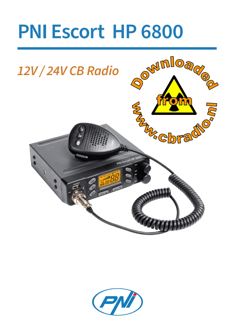 PNI_Escort_HP6800_使用说明书手册_ESP_DE_FR_ITA_HU_BG_PL_RO_NL