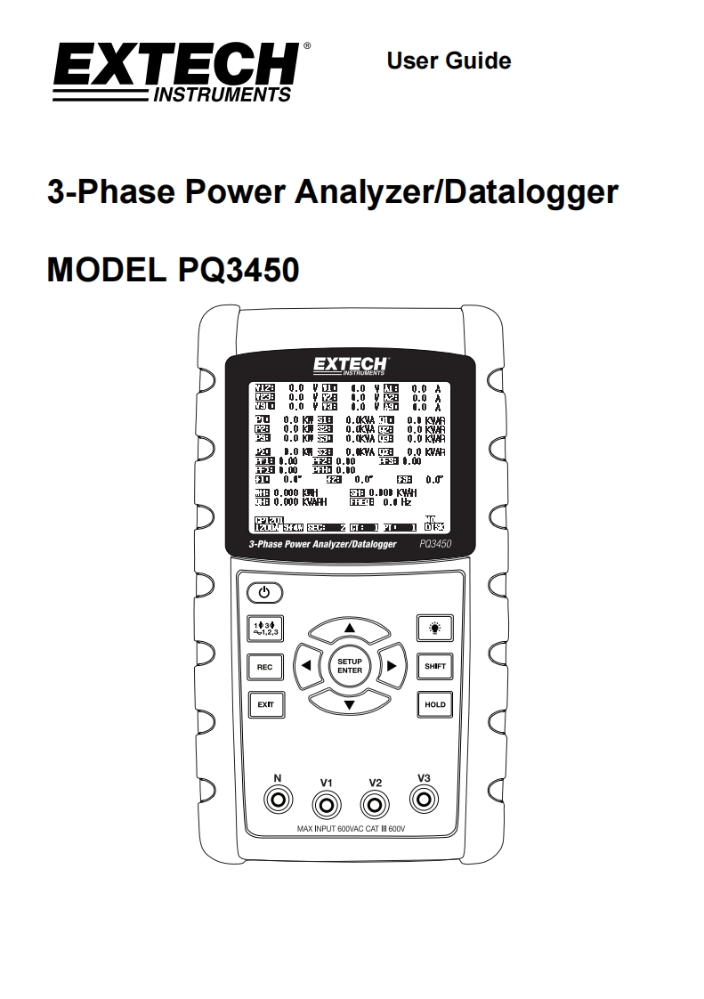 PQ3450_安装调试说明书手册