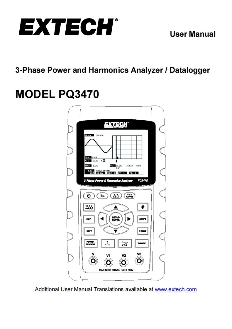 PQ3470_安装调试说明书手册-en