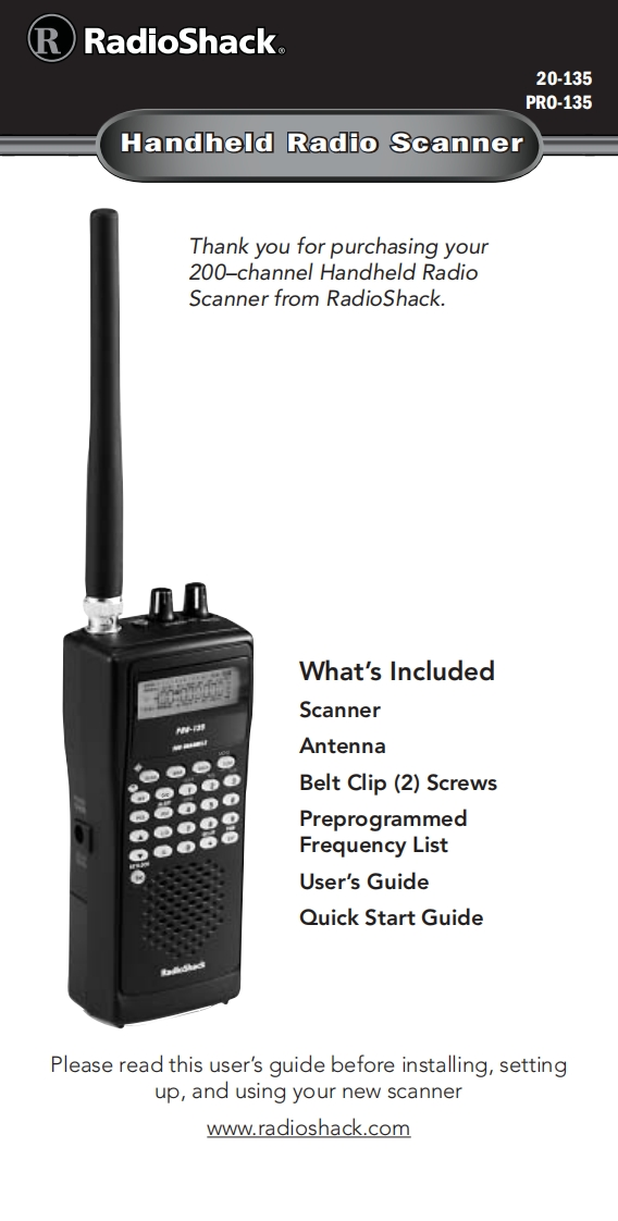 PRO-135-(Owners-Manual操作说明书手册)