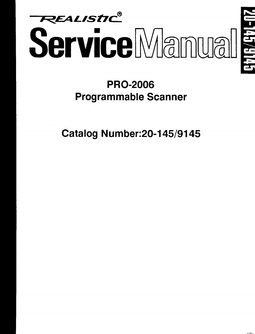 PRO-2006-(Service-Manual维修手册含电器原理图)