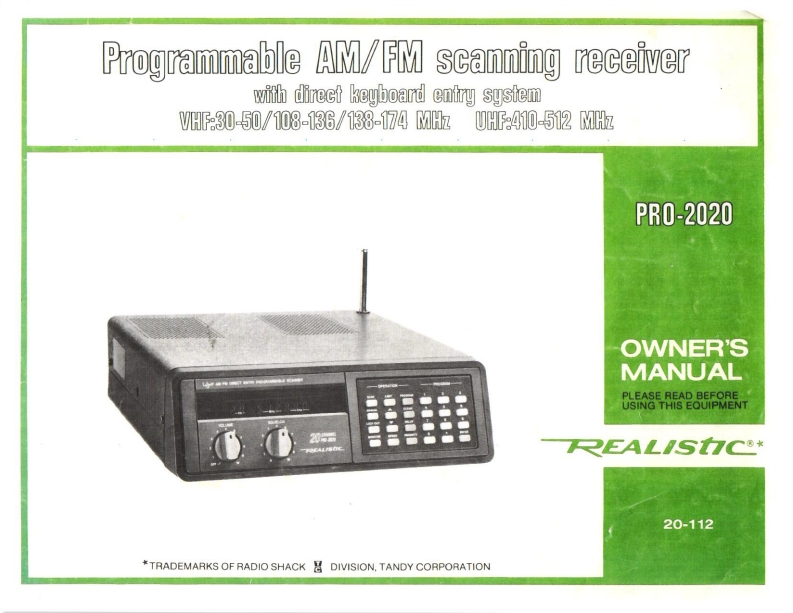 PRO-2020_Manual操作说明书手册