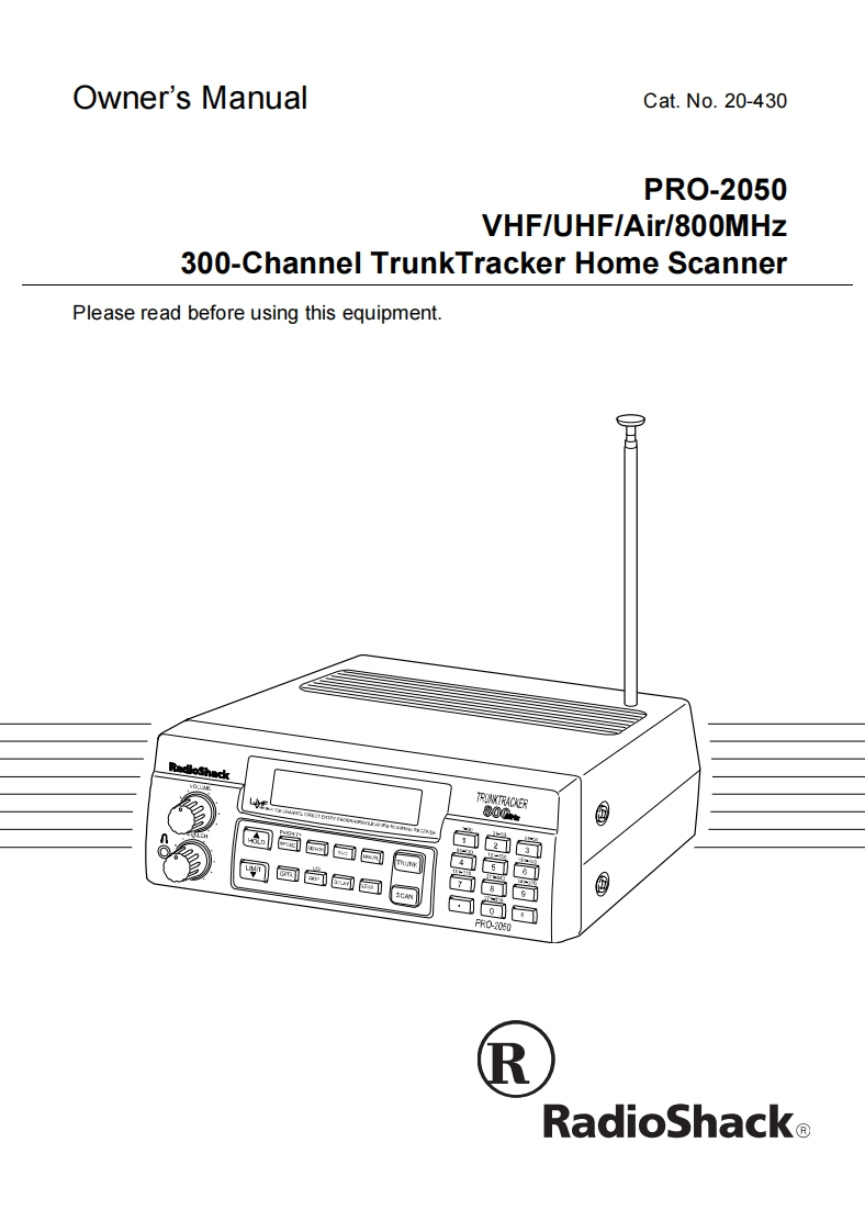 PRO-2050-(Owners-Manual操作说明书手册)