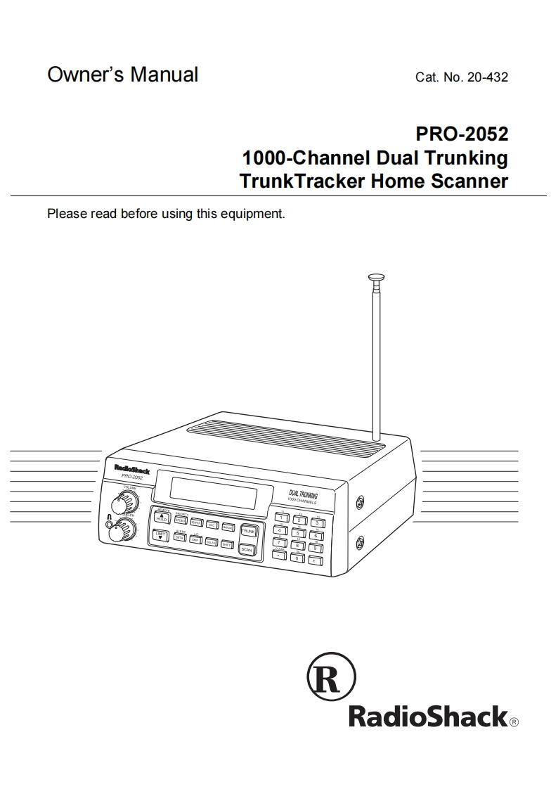 PRO-2052-(Owners-Manual操作说明书手册)