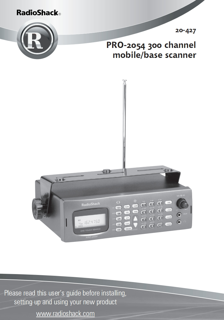 PRO-2054-(Owners-Manual操作说明书手册)