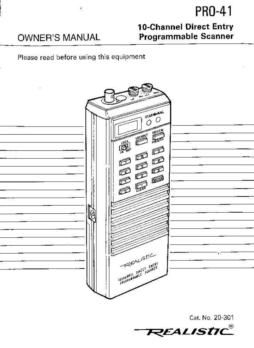 PRO-41-(Owners-Manual操作说明书手册)
