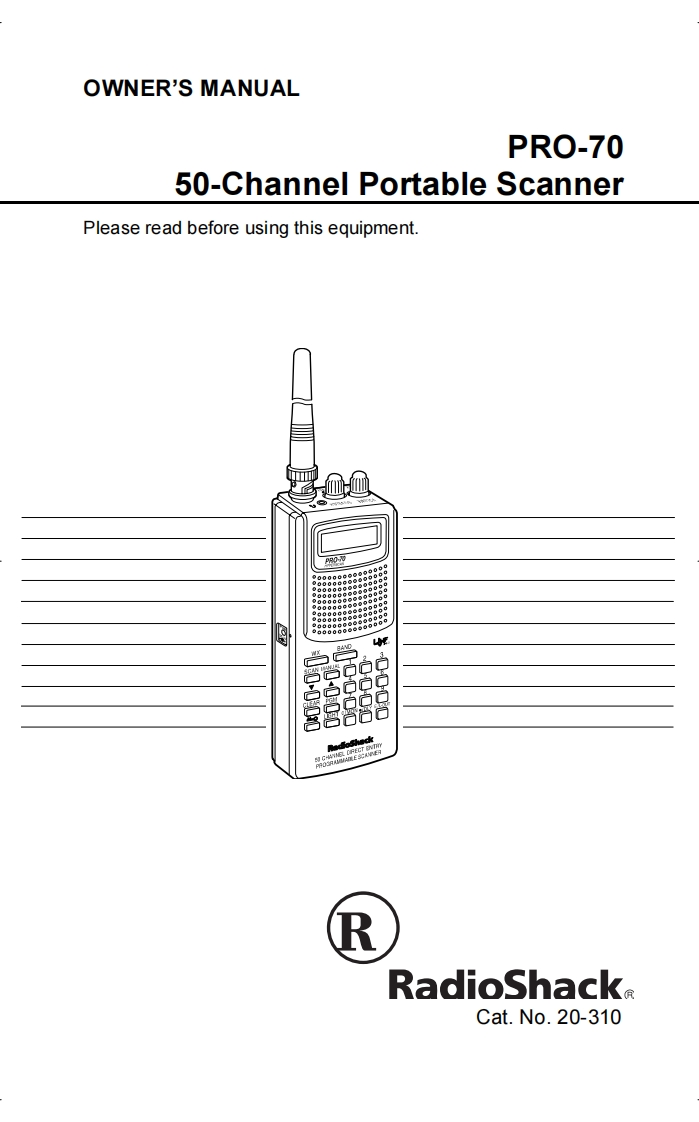 PRO-70-(Owners-Manual操作说明书手册)