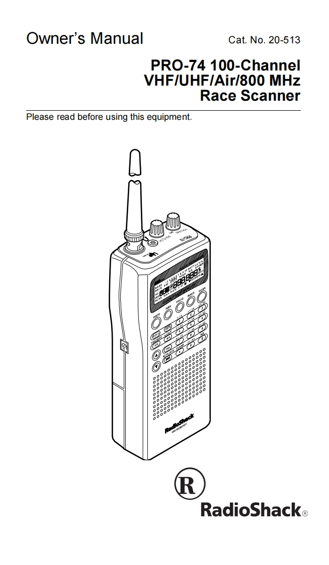 PRO-74-(Owners-Manual操作说明书手册)
