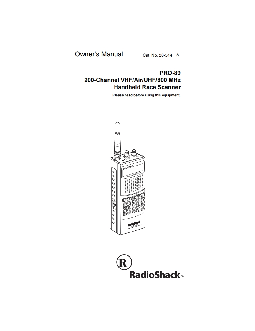 PRO-89-(Owners-Manual操作说明书手册)
