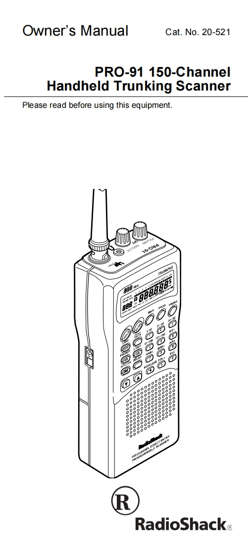 PRO-91-(Owners-Manual操作说明书手册)
