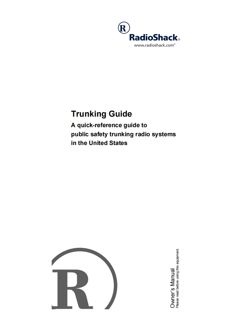 PRO-93-(U.S.-Trunking-Guide操作说明书手册)