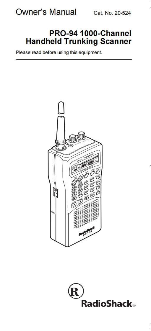 PRO-94-(Owners-Manual操作说明书手册)