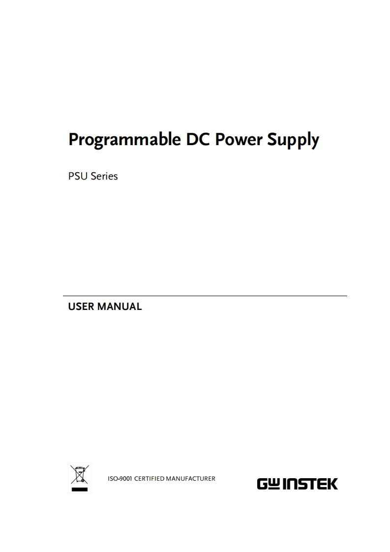 PSU_操作说明书手册_EN_Rev_I_20231201
