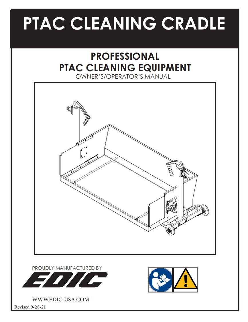 PTAC-cleaning-cradle-manual操作与维护手册