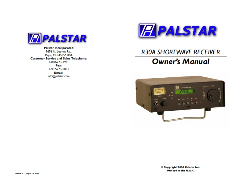 Palstar_R30A_Manual操作说明书手册_2