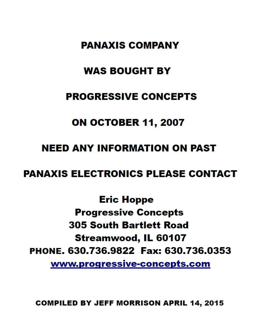 Panaxis_AM-25_使用说明书手册