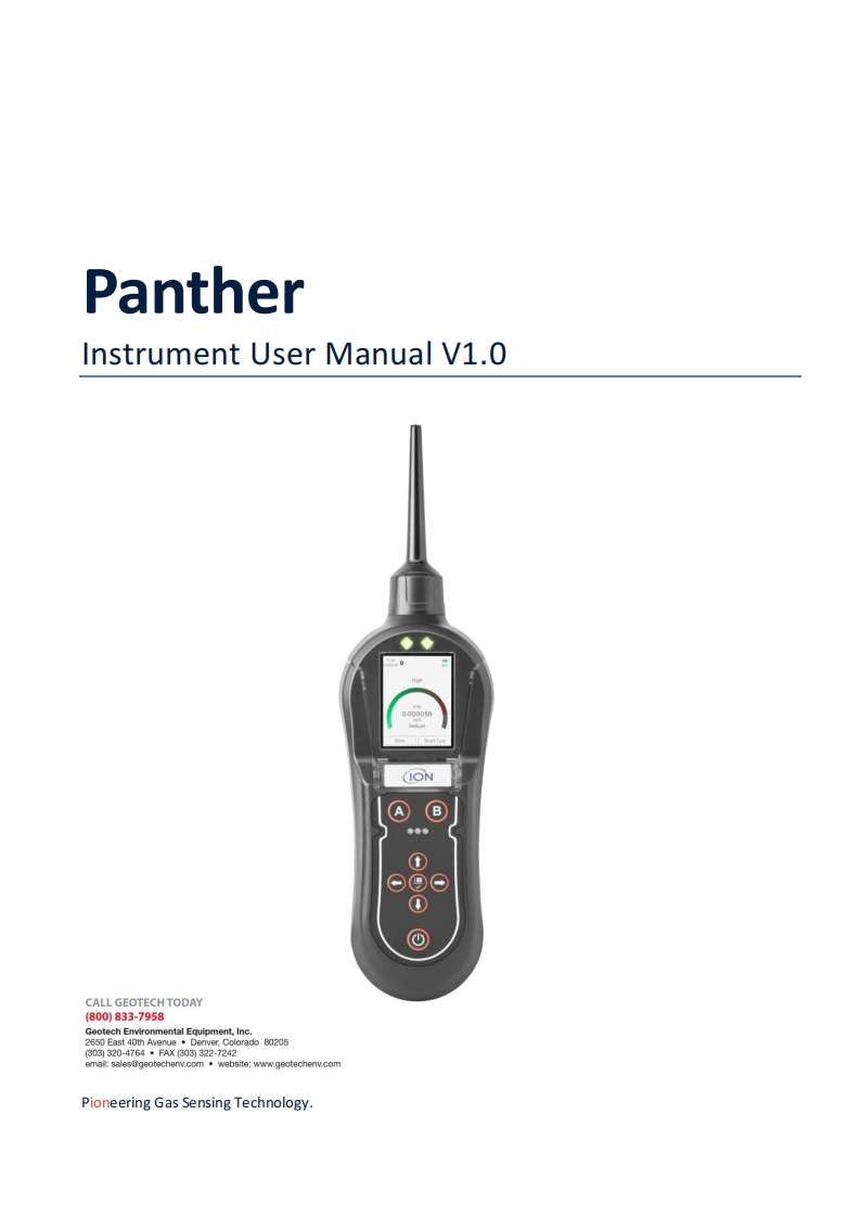 Panther-使用说明书手册-V1.0-USA