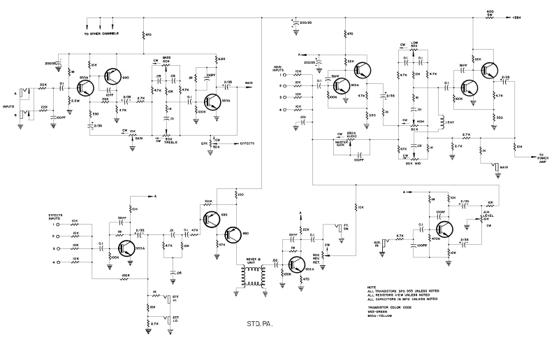 Peavey_Standard_PA_Schematic电器原理图s