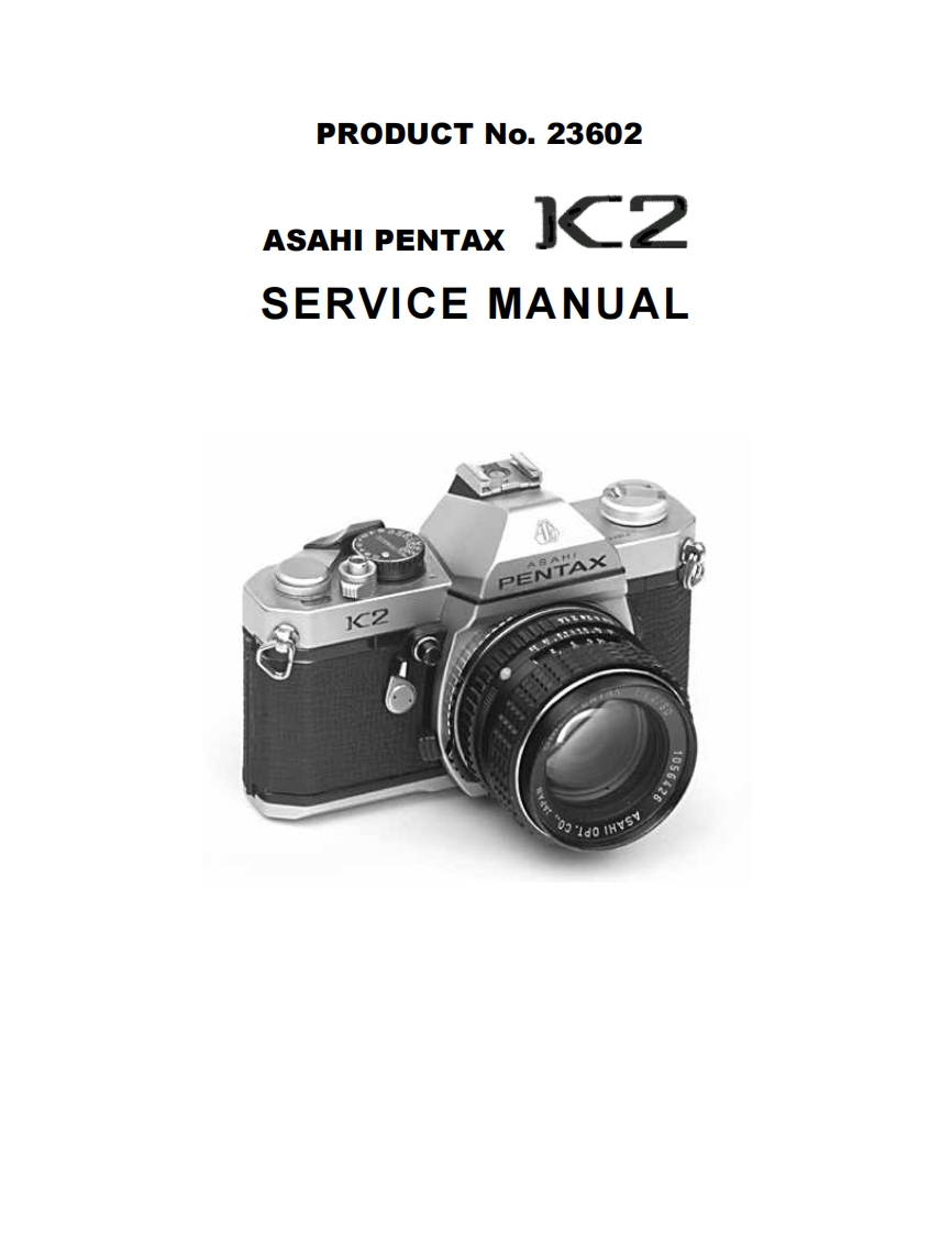 Pentax_K2_service_manual维修手册