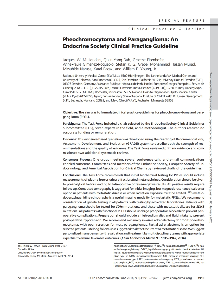 Pheochromocytoma-and-Paraganglioma-An-Endocrine-Society-Clinical-Practice-Guideline
