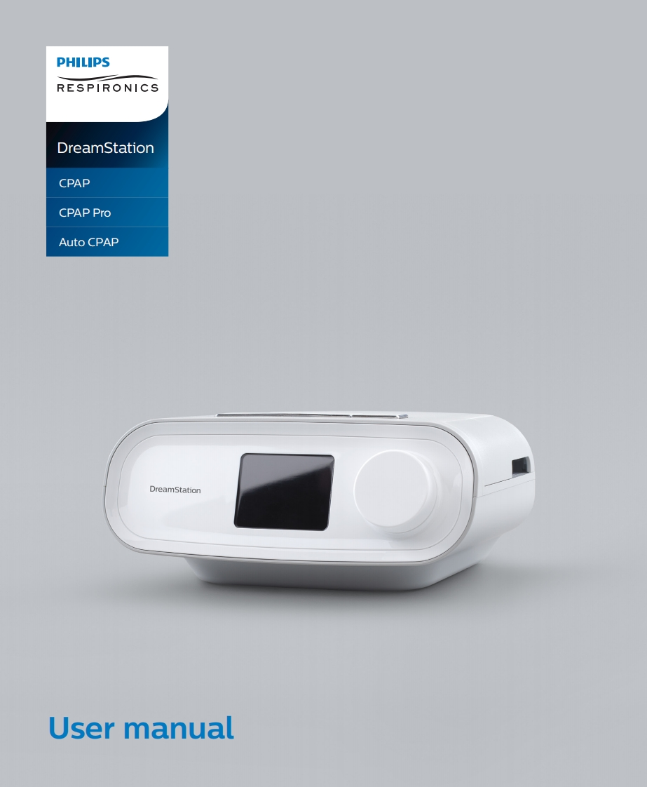 Philips_Respironics_DreamStation_CPAP_操作说明书手册