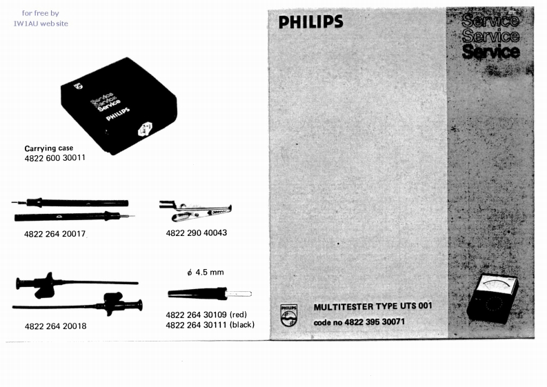 Philips_UTS001_user操作说明书手册