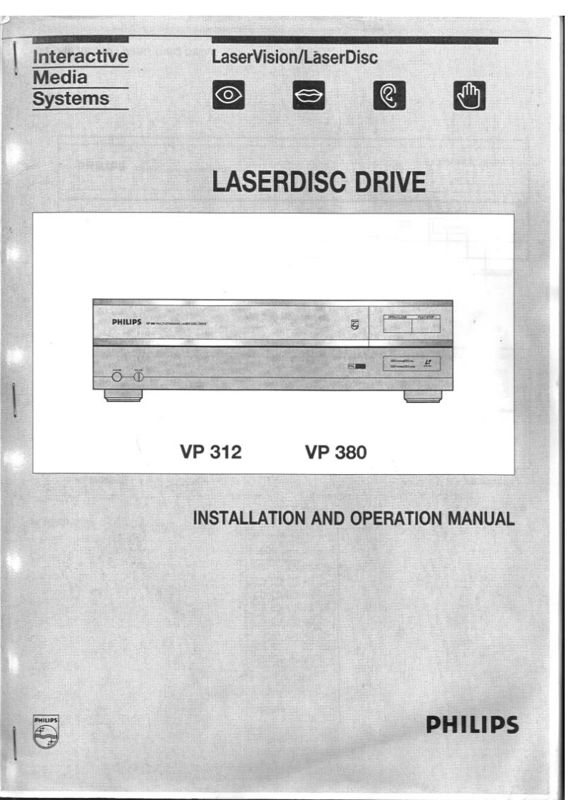 Philips_VP312_VP380_User_Manual操作说明书手册