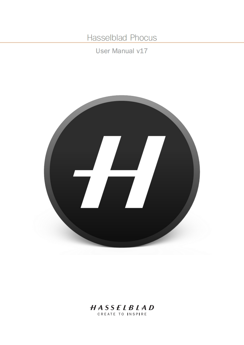 Phocus_User-Manual_v17操作说明书手册