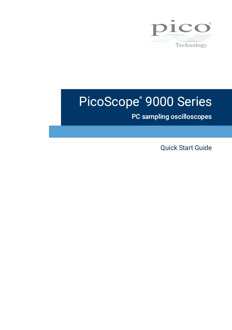 PicoScope-9300-Series_简明操作说明书手册_EN