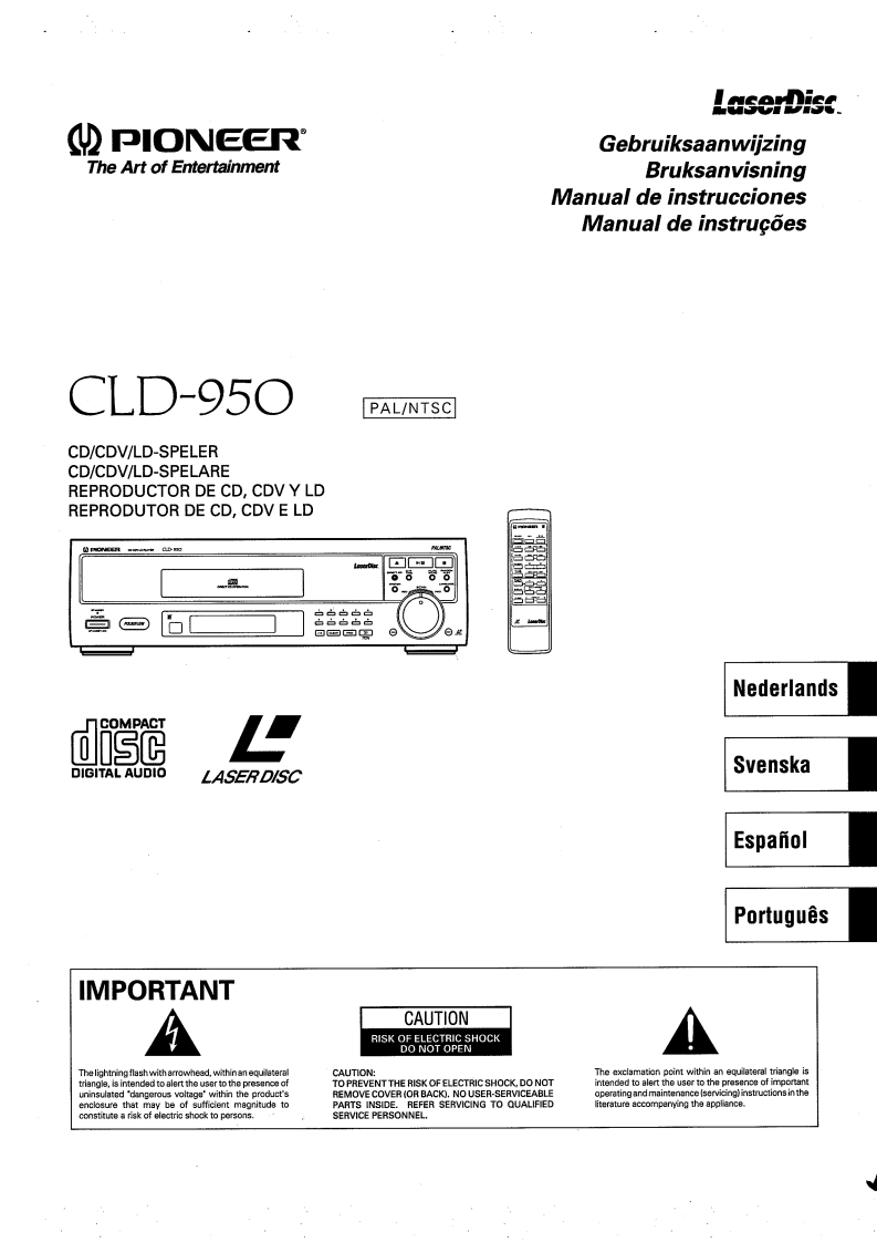 Pioneer_CLD-950_User_Manual操作说明书手册