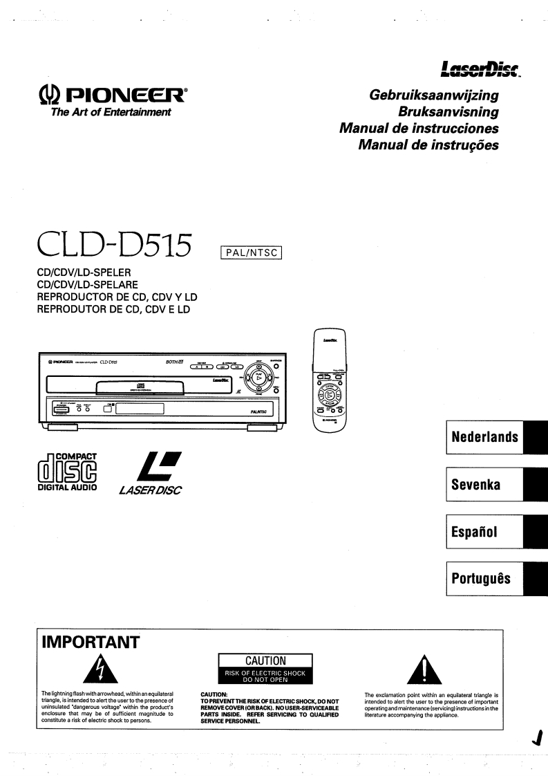 Pioneer_CLD-D515_User_Manual操作说明书手册