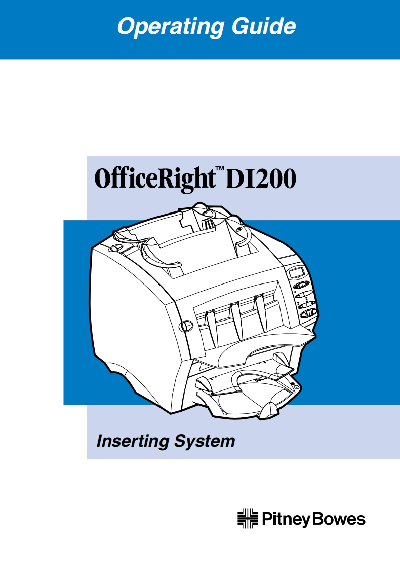 Pitney-Bowes-DI200-User-Manual操作说明书手册新质力文库 - 聚焦新质生产力发展的数字化知识库_行业洞察 / 理论成果 / 实践指南免费下载新质力文库
