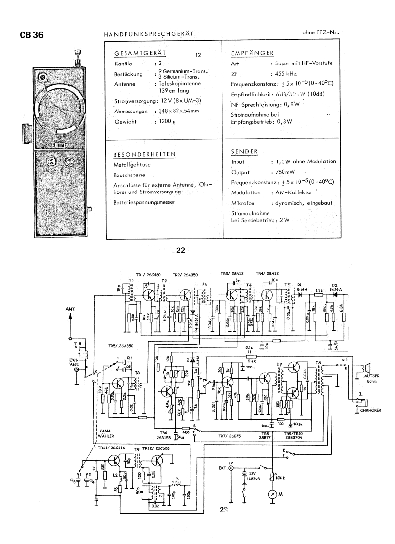 Pony_CB-36_(Schematic电器原理图手册)