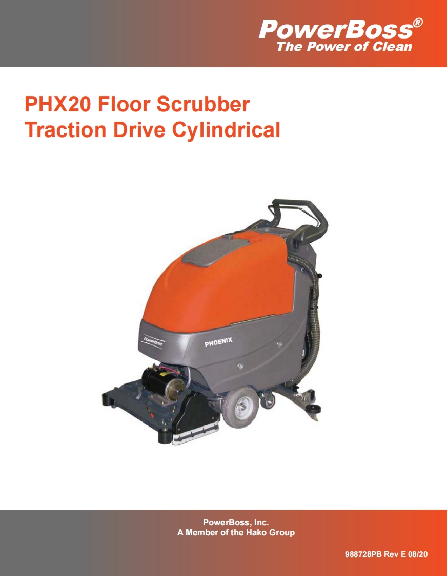 PowerBoss-Phoenix-20C-TD-Parts-Catalog维修零部件手册-Rev-E-988728