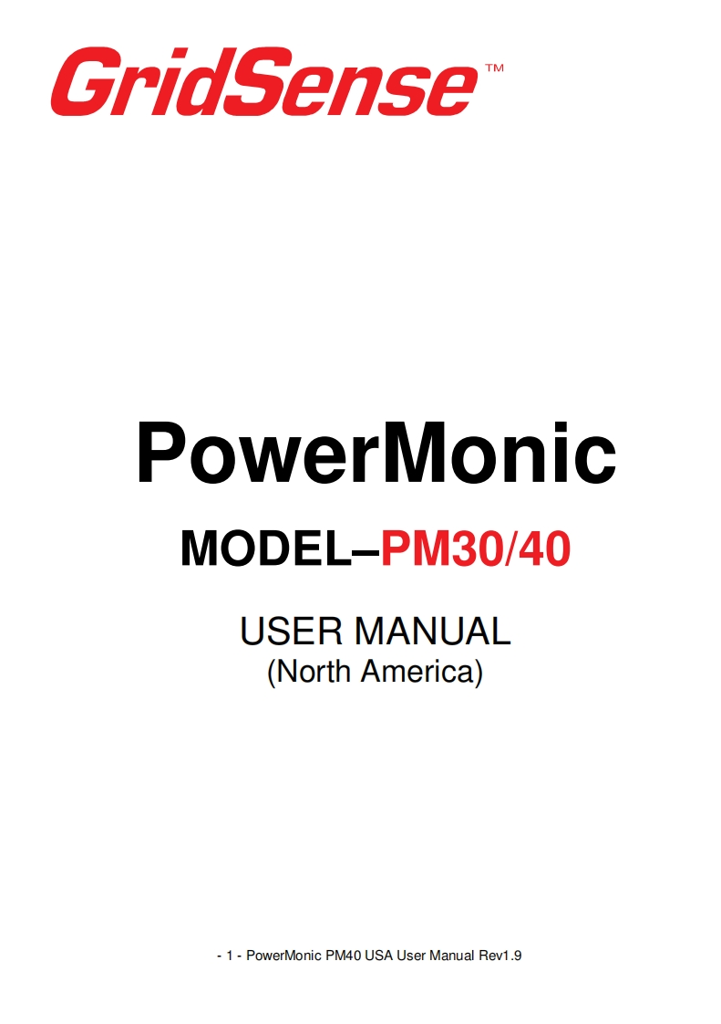 PowerMonic-PM30-User-Manual操作说明书手册新质力文库 - 聚焦新质生产力发展的数字化知识库_行业洞察 / 理论成果 / 实践指南免费下载新质力文库