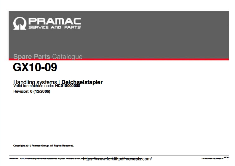 Pramac-GX10-09-Stacker-Spare-Parts-Catalog-PDF新质力文库 - 聚焦新质生产力发展的数字化知识库_行业洞察 / 理论成果 / 实践指南免费下载新质力文库