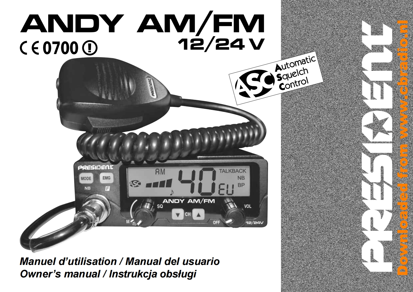 President_Andy_ASC_AM_FM_FR_ENG_PL_ESP_-v1.01操作说明书手册
