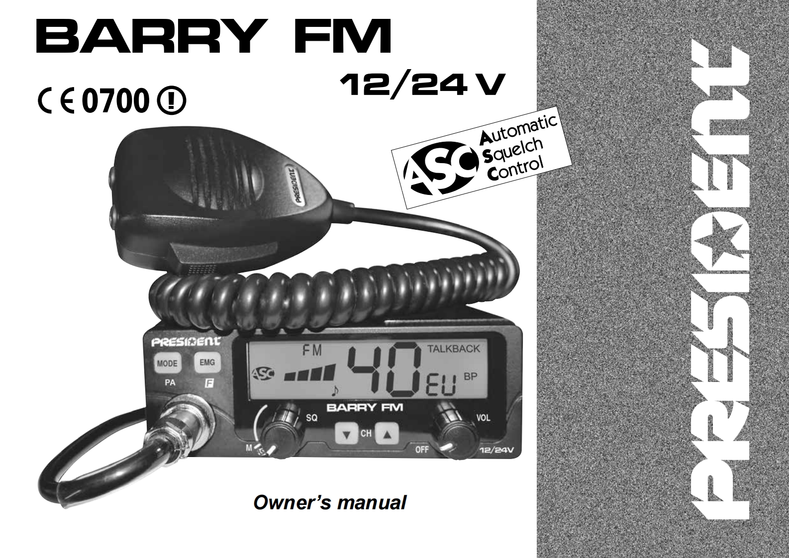 President_Barry_ASC_FM_使用说明书手册