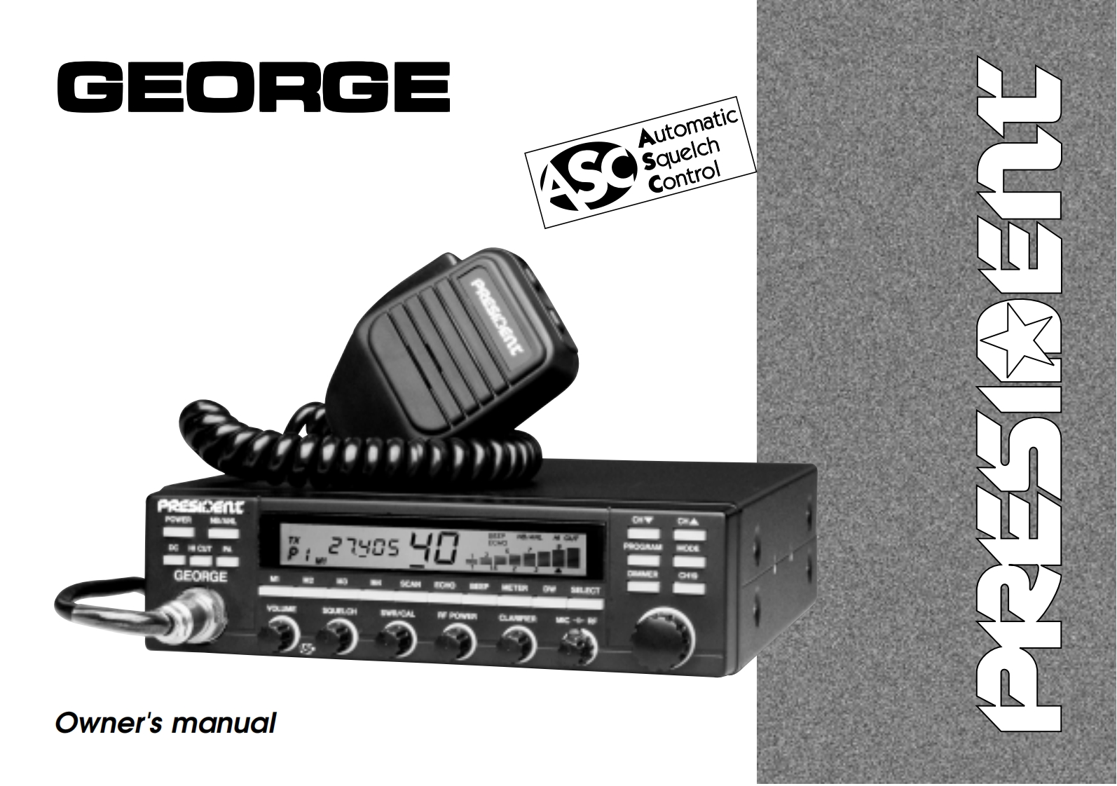 President_George_ASC_Manual操作说明书手册