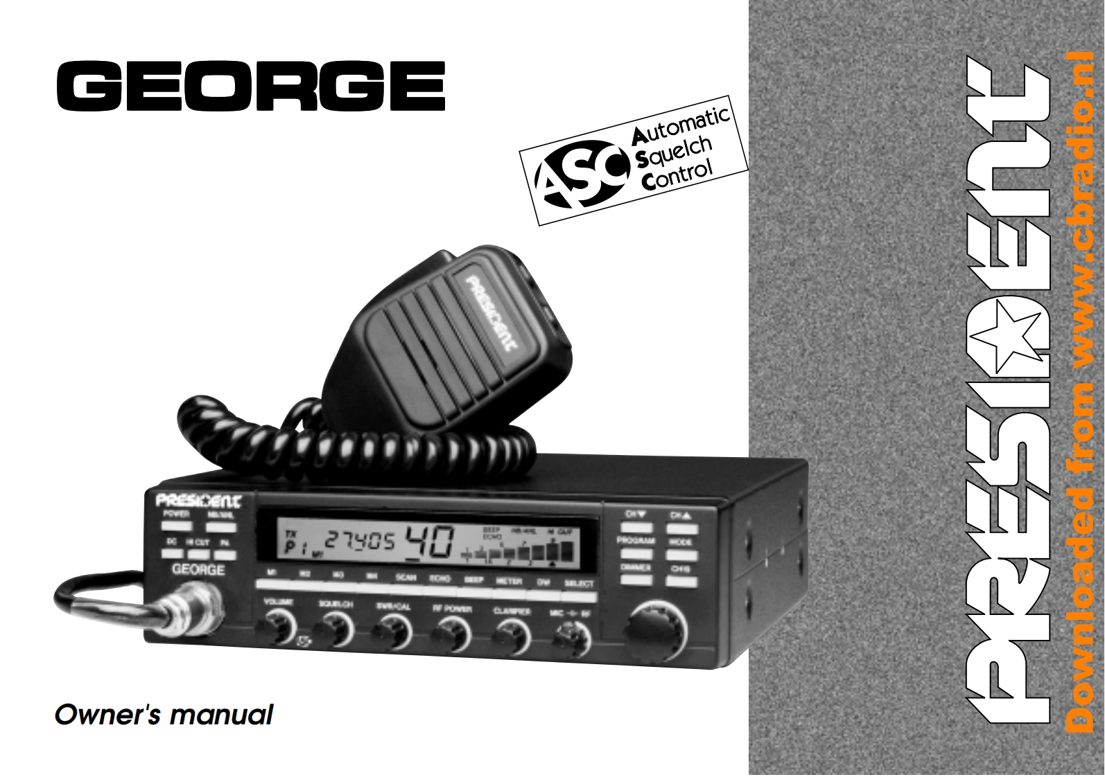 President_George_使用说明书手册