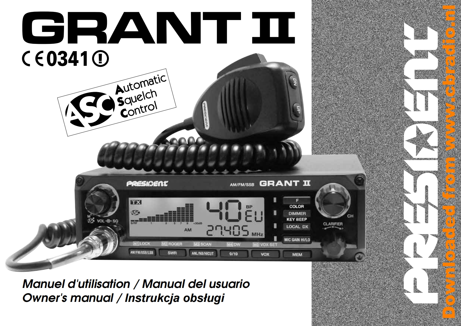 President_Grant_II_ASC_FR_使用说明书手册_ES_PL