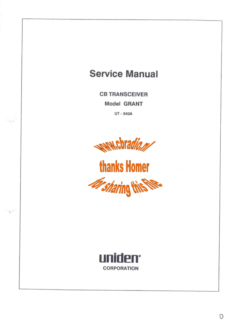 President_Grant_PC999_Homer_ENG维修说明书手册含电气原理图