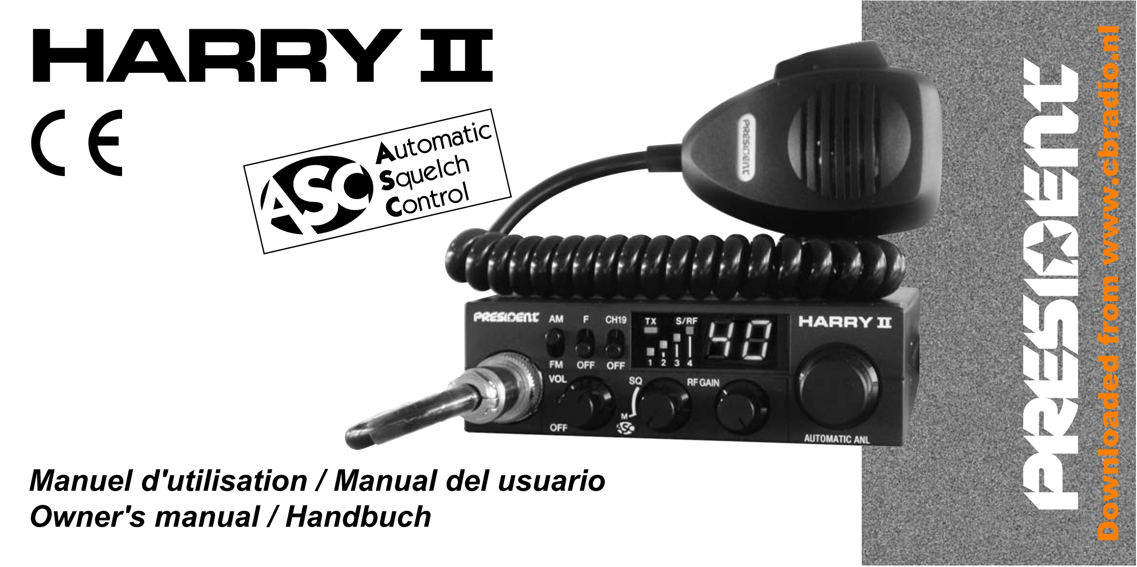 President_Harry_II_ASC_FR_使用说明书手册_ES_DE