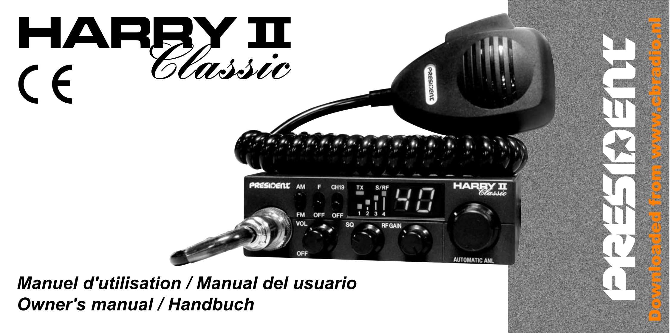 President_Harry_II_Classic_FR_使用说明书手册_ES_DE