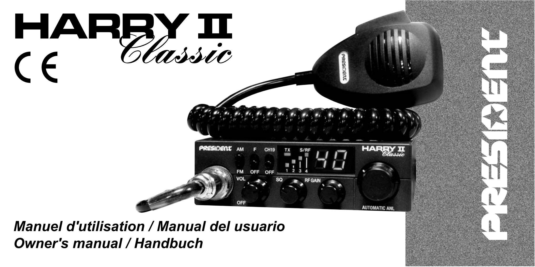 President_Harry_II_Classic_Manual操作说明书手册