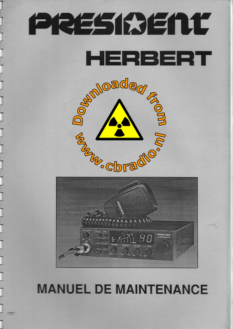 President_Herbert_OLD_FR维修说明书手册含电气原理图