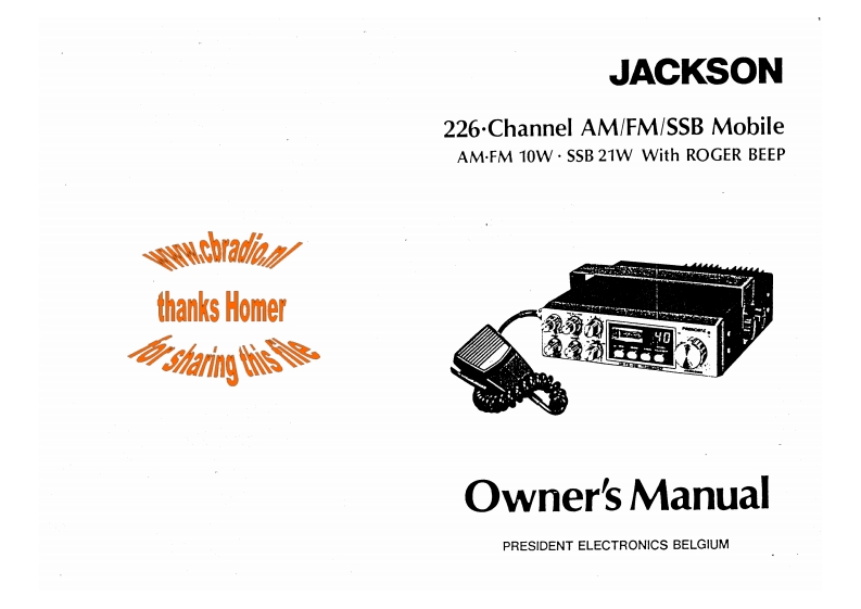 President_Jackson_Silver_Version_Homer_使用说明书手册