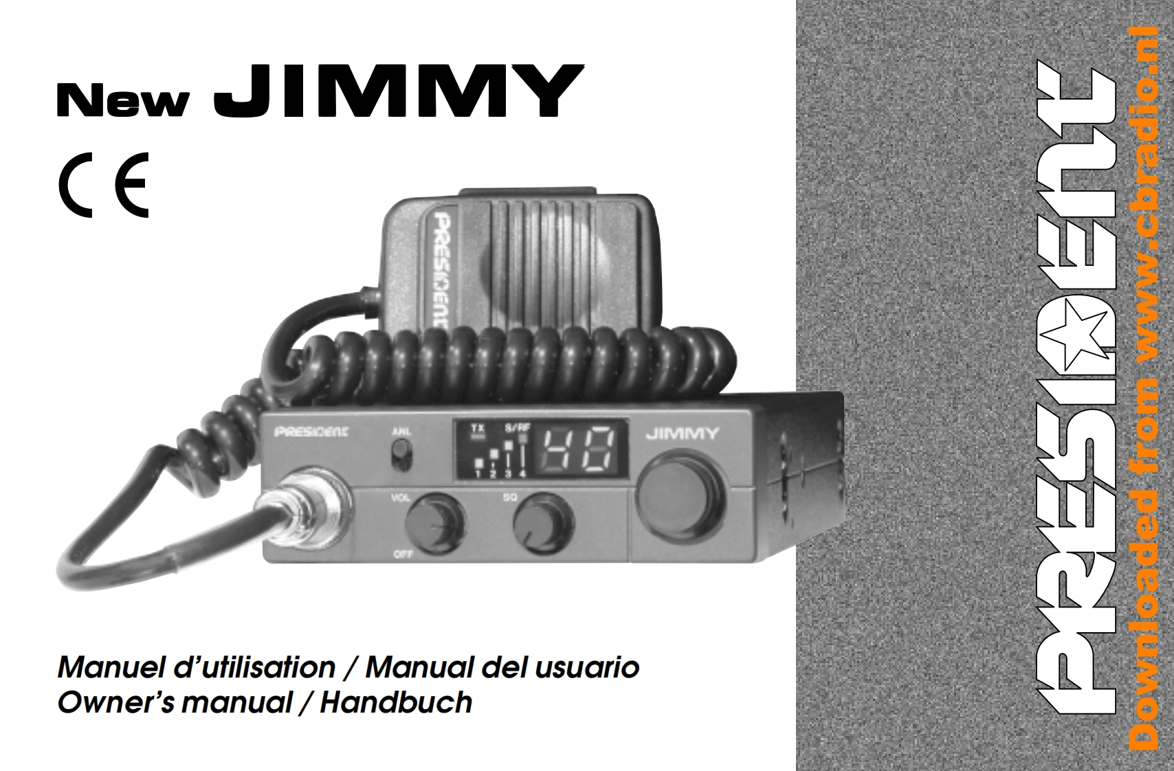 President_Jimmy_FR_使用说明书手册_ES_DE