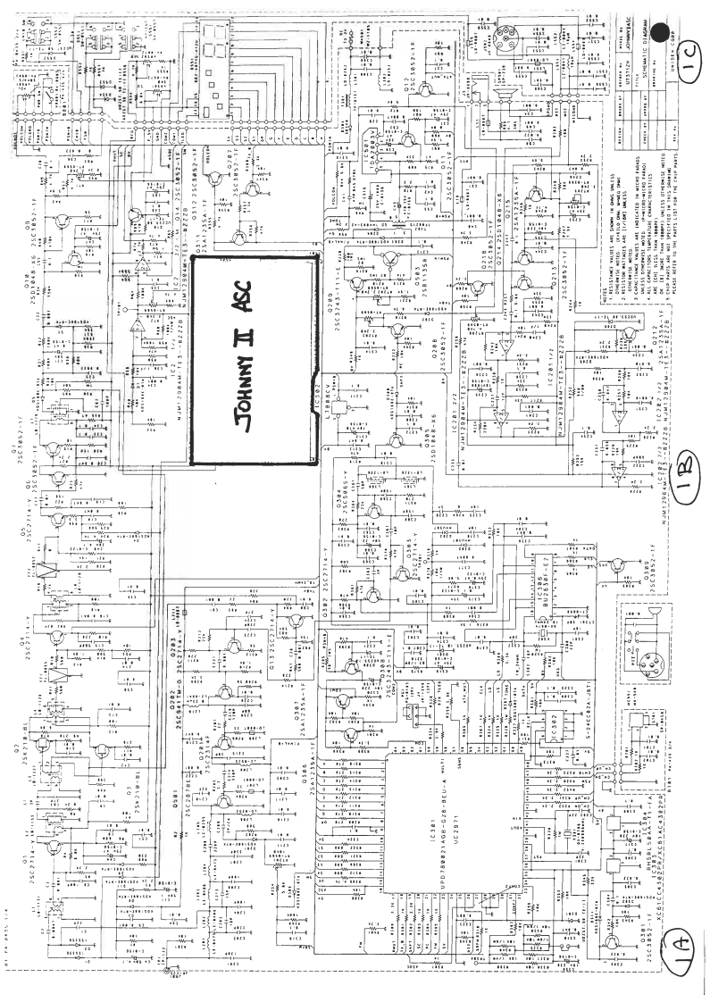 President_Johnny_II_ASC_Service-Manual维修手册电器原理图